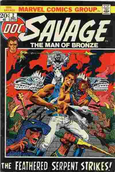 Doc Savage (Marvel) The Feathered Serpent Strikes! |  Issue#2 | Year:1972 | Series: Doc Savage | Pub: Marvel Comics |