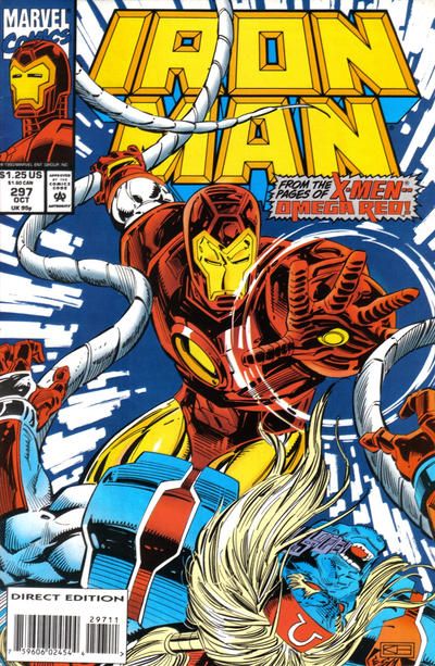 Iron Man, Vol. 1 Whipsaw |  Issue#297A | Year:1993 | Series: Iron Man | Pub: Marvel Comics | Direct Edition