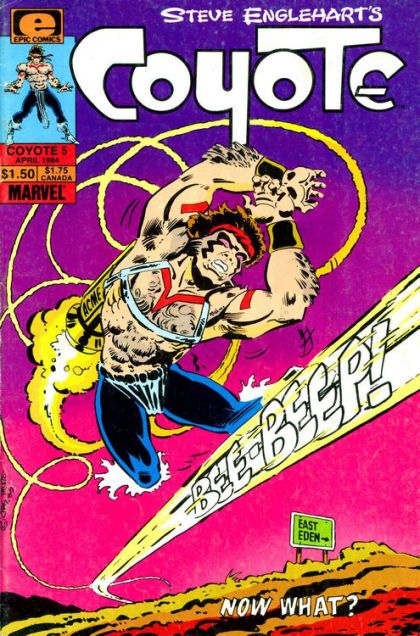 Coyote Coyote Catches Roadrunner |  Issue#5 | Year:1984 | Series: Coyote | Pub: Marvel Comics |