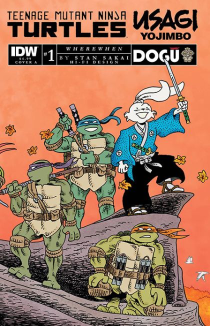 Teenage Mutant Ninja Turtles / Usagi Yojimbo: WhereWhen Part One |  Issue#1A | Year:2023 | Series:  | Pub: IDW Publishing | Stan Sakai Regular