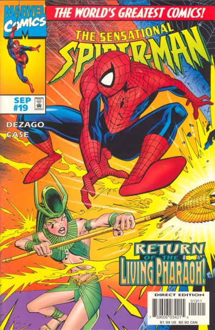 The Sensational Spider-Man, Vol. 1 The Return |  Issue#19A | Year:1997 | Series: Spider-Man | Pub: Marvel Comics | Direct Edition