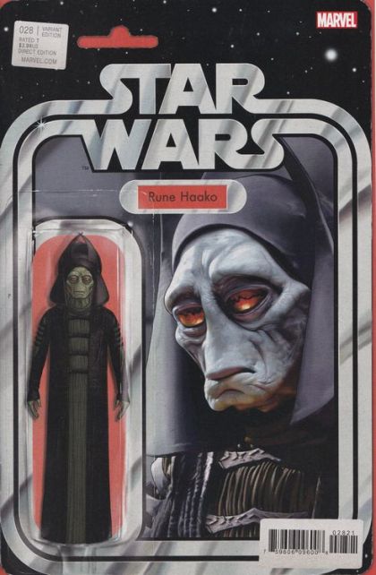 Star Wars, Vol. 3 (Marvel) The Calculus of Loss |  Issue#28B | Year:2022 | Series: Star Wars | Pub: Marvel Comics | John Tyler Christopher Action Figure Variant