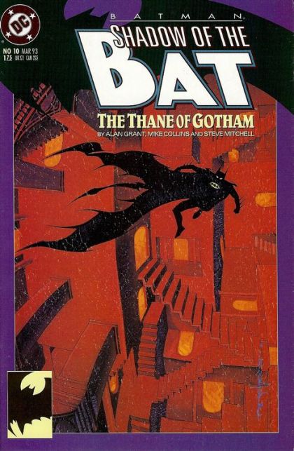 Batman: Shadow of the Bat The Thane Of Gotham |  Issue#10A | Year:1993 | Series: Batman | Pub: DC Comics | Direct Edition