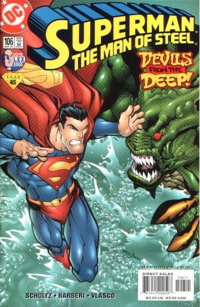 Superman: The Man of Steel Under the Waterfront |  Issue#106A | Year:2000 | Series: Superman | Pub: DC Comics | Direct Edition