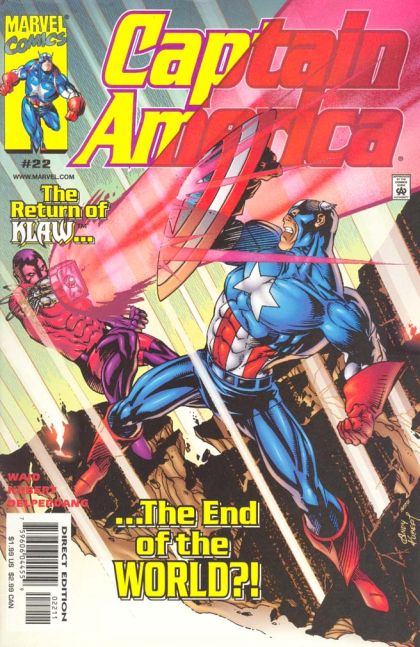 Captain America, Vol. 3 Sacrifice Play |  Issue#22A | Year:1999 | Series: Captain America | Pub: Marvel Comics | Direct Edition