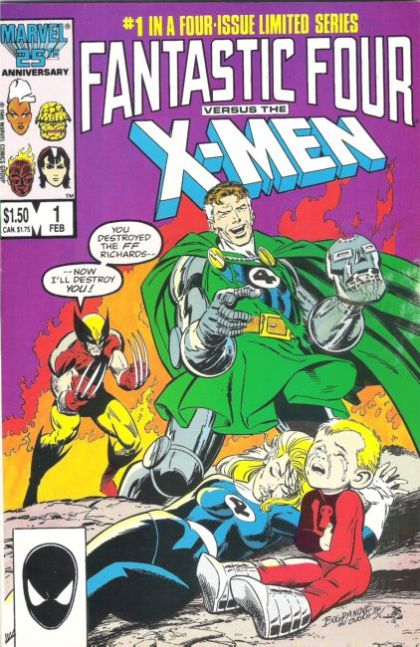 Fantastic Four Versus the X-Men Are You Sure? |  Issue#1A | Year:1986 | Series: Fantastic Four | Pub: Marvel Comics | Direct Edition