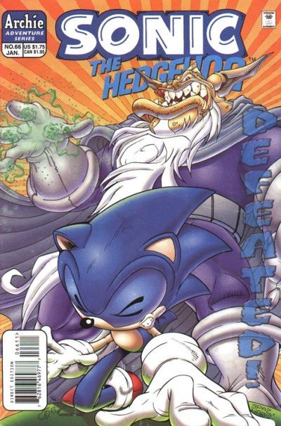 Sonic the Hedgehog, Vol. 2  |  Issue#66A | Year:1999 | Series: Sonic The Hedgehog | Pub: Archie Comic Publications | Direct Edition