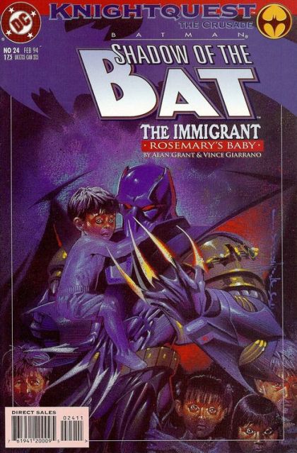 Batman: Shadow of the Bat Knightquest: The Crusade - The Immigrant: Rosemary's Baby |  Issue#24A | Year:1993 | Series: Batman | Pub: DC Comics | Direct Edition