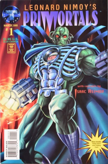 Leonard Nimoy's Primortals, Vol. 1 Escape To Earth |  Issue#1A | Year:1995 | Series:  | Pub: Tekno Comix | Direct Edition