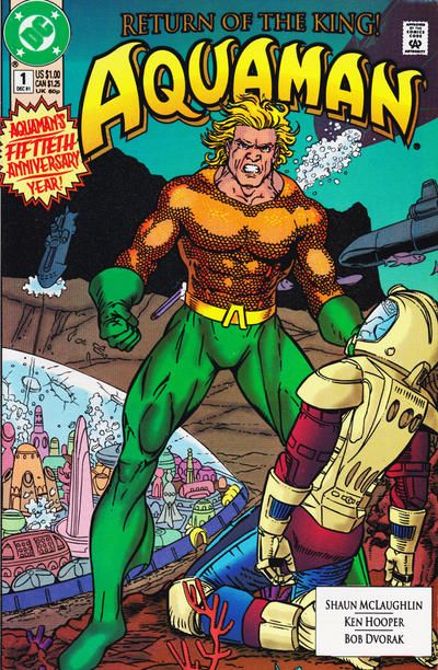 Aquaman, Vol. 4 A Small World Incident |  Issue#1A | Year:1991 | Series: Aquaman | Pub: DC Comics | Direct Edition