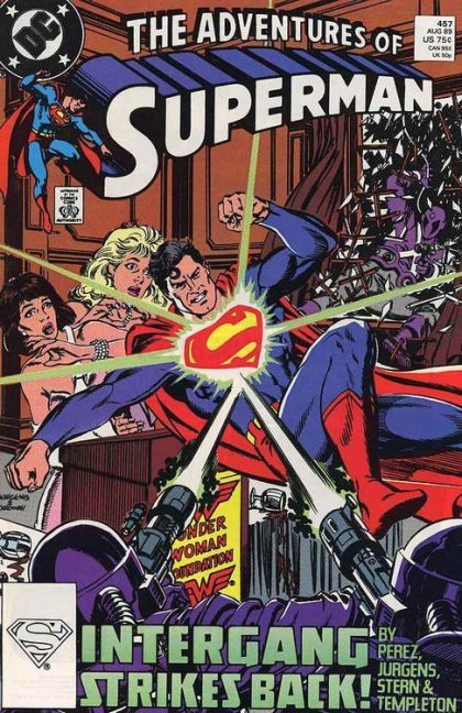 The Adventures of Superman Echoes |  Issue#457A | Year:1989 | Series: Superman | Pub: DC Comics | Direct Edition