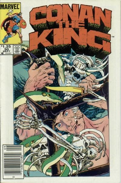 King Conan / Conan the King Revenge On The Black River |  Issue#30B | Year:1985 | Series: Conan | Pub: Marvel Comics | Newsstand Edition