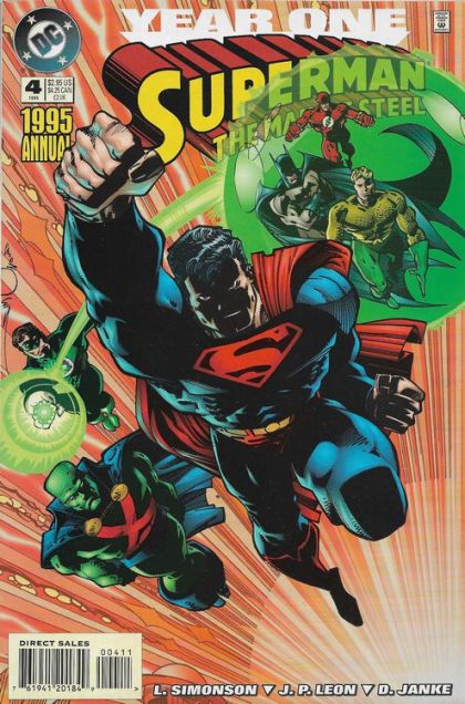 Superman: The Man of Steel Annual Year One - Hero |  Issue#4A | Year:1995 | Series: Superman | Pub: DC Comics | Direct Edition