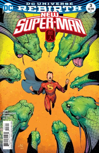 New Super-Man Made in China, Part Three |  Issue#3A | Year:2016 | Series:  | Pub: DC Comics | Regular Viktor Bogdanovic Cover