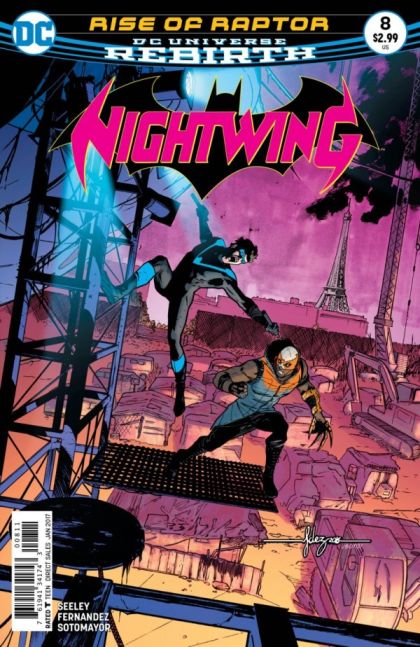 Nightwing, Vol. 4 Rise of Raptor, Finale |  Issue#8A | Year:2016 | Series: Nightwing | Pub: DC Comics | Regular Javier Fernandez Cover