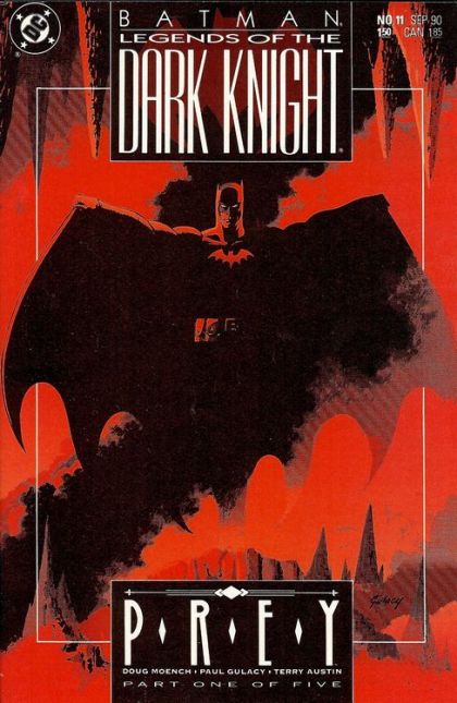 Batman: Legends of the Dark Knight Prey, Part 1 |  Issue#11A | Year:1990 | Series:  | Pub: DC Comics | Direct Edition