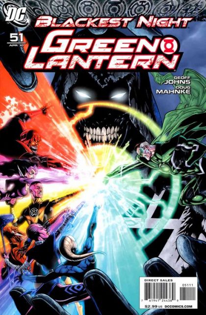 Green Lantern, Vol. 4 Blackest Night - Parallax Rebirth, Part Two |  Issue#51A | Year:2010 | Series: Green Lantern | Pub: DC Comics | Doug Mahnke Regular