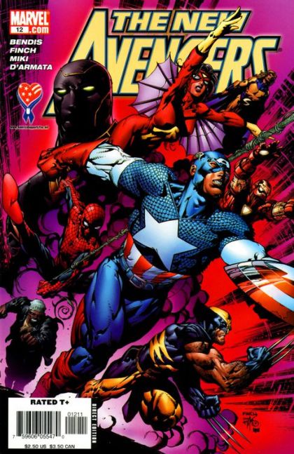 New Avengers, Vol. 1 Ronin, Part 2 |  Issue#12A | Year:2005 | Series:  | Pub: Marvel Comics | David Finch Regular