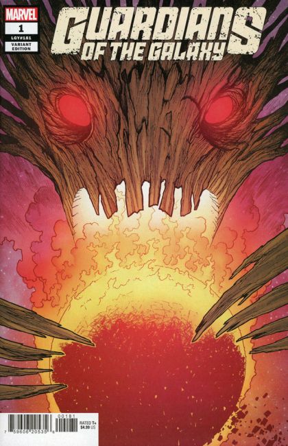 Guardians of the Galaxy, Vol. 7 The Massacre at Galilee IV |  Issue#1F | Year:2023 | Series: Guardians of the Galaxy | Pub: Marvel Comics | Kev Walker Grootfall Variant