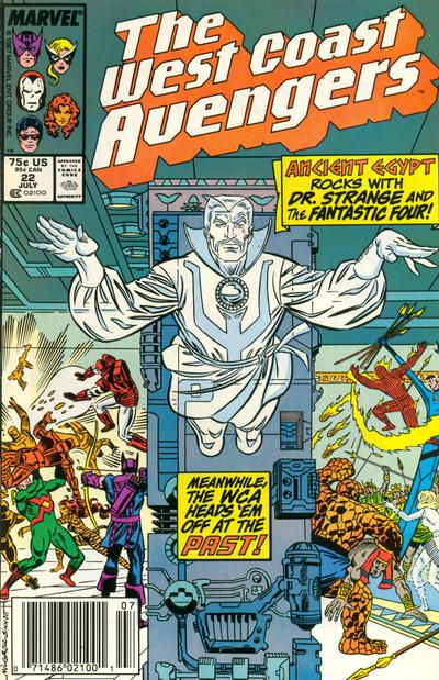 The West Coast Avengers, Vol. 2 Lost in Space-Time, Part 6: The Time of Sands |  Issue#22B | Year:1987 | Series:  | Pub: Marvel Comics | Newsstand Edition