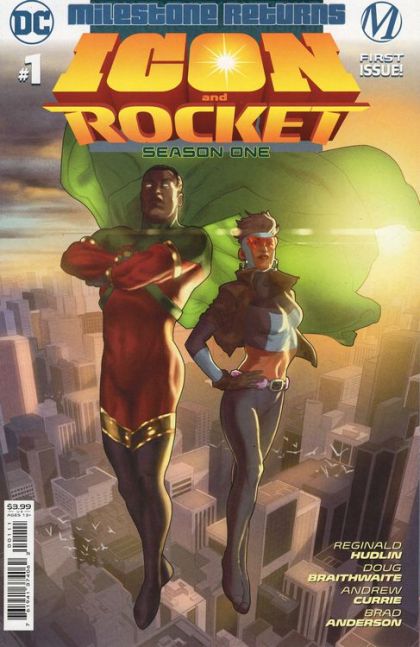 Icon and Rocket: Season One Episode One: She Ready |  Issue#1A | Year:2021 | Series:  | Pub: DC Comics | Regular Taurin Clarke Cover