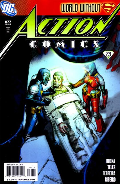 Action Comics, Vol. 1 World Without Superman - The Sleepers, Part 3 |  Issue#877A | Year:2009 | Series:  | Pub: DC Comics | Direct Edition