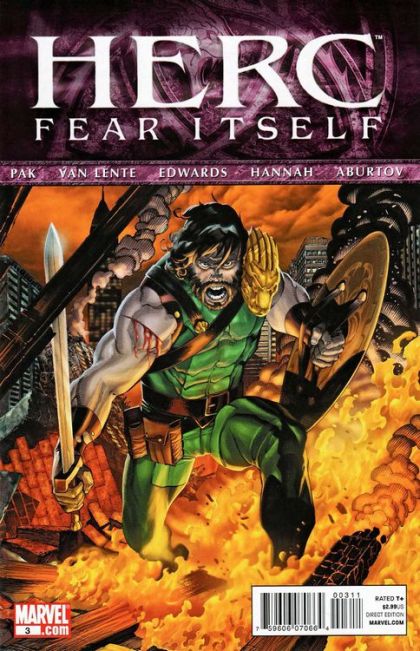 Herc Fear Itself - Fear Itself |  Issue#3A | Year:2011 | Series:  | Pub: Marvel Comics |