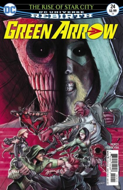 Green Arrow, Vol. 6 The Rise of Star City, Finale |  Issue#24A | Year:2017 | Series: Green Arrow | Pub: DC Comics | Regular Juan Ferreyra Cover