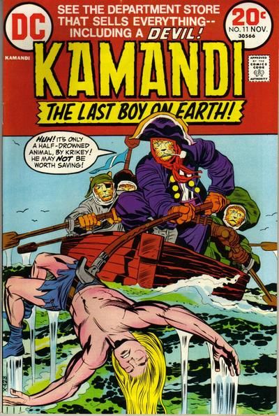 Kamandi: The Last Boy on Earth! The Devil |  Issue#11 | Year:1973 | Series: Jack Kirby | Pub: DC Comics |