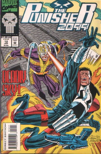 Punisher 2099, Vol. 1 Hard Sky |  Issue#12A | Year:1993 | Series: Punisher | Pub: Marvel Comics | Direct Edition