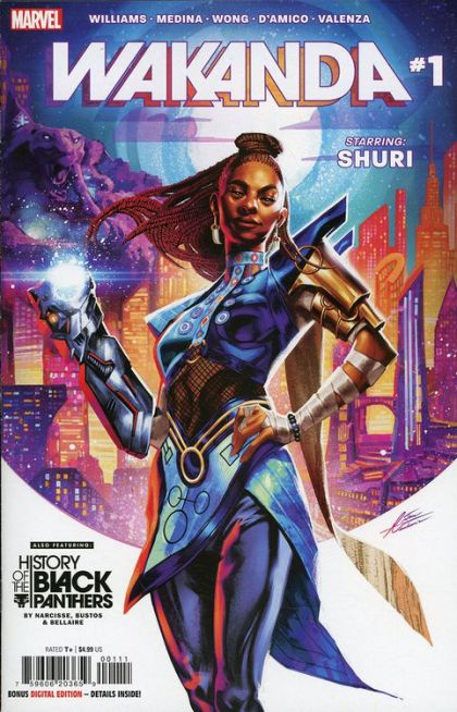 Wakanda, Vol. 1 Shuri / History of the Black Panthers - Chapter One: Creation Myth |  Issue#1A | Year:2022 | Series: Black Panther | Pub: Marvel Comics | Mateus Manhanini Regular