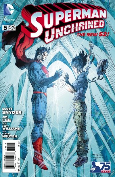 Superman Unchained A Place Between |  Issue#5A | Year:2013 | Series: Superman | Pub: DC Comics | Jim Lee Regular Cover