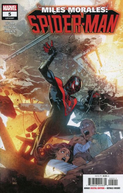 Miles Morales: Spider-Man, Vol. 2 Trial by Spider, Part Five |  Issue#5A | Year:2023 | Series:  | Pub: Marvel Comics | Alejandro Sánchez-Rodriguez Regular