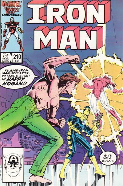 Iron Man, Vol. 1 Happy's Story |  Issue#210A | Year:1986 | Series: Iron Man | Pub: Marvel Comics | Direct Edition