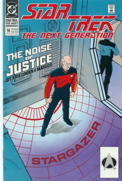 Star Trek: The Next Generation, Vol. 2 The Noise Of Justice |  Issue#10A | Year:1990 | Series: Star Trek | Pub: DC Comics | Direct Edition