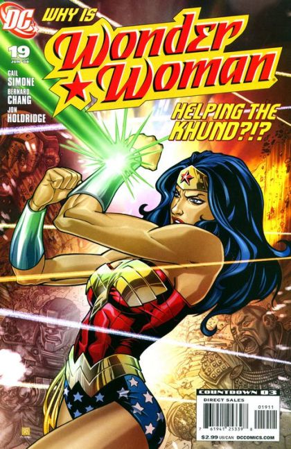 Wonder Woman, Vol. 3 Ex Patriate, Part 2: Lifeblood |  Issue#19 | Year:2008 | Series: Wonder Woman | Pub: DC Comics