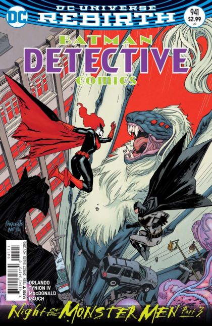 Detective Comics, Vol. 3 Night of the Monster Men - Night of the Monster Men, Part 3 |  Issue#941A | Year:2016 | Series: Batman | Pub: DC Comics | Yanick Paquette Regular