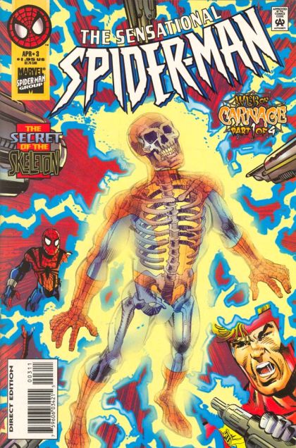 The Sensational Spider-Man, Vol. 1 Clone Saga - Web of Carnage, Part 1: Headlines |  Issue#3A | Year:1996 | Series: Spider-Man | Pub: Marvel Comics | Direct Edition