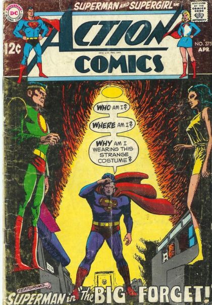 Action Comics, Vol. 1 The Big Forget! / The Woman Who Hated Supergirl! |  Issue#375 | Year:1969 | Series:  | Pub: DC Comics |