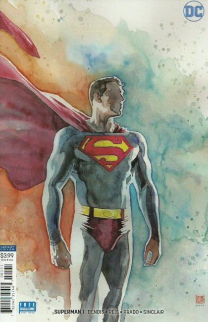 Superman, Vol. 5 The Unity Saga |  Issue#1C | Year:2018 | Series: Superman | Pub: DC Comics | David Mack Variant