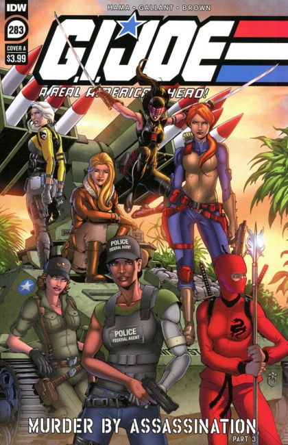 G.I. Joe: A Real American Hero (IDW), Vol. 1 Murder By Assassination, Part 3 |  Issue#283A | Year:2021 | Series: G.I. Joe | Pub: IDW Publishing | Regular Andrew Griffith Cover