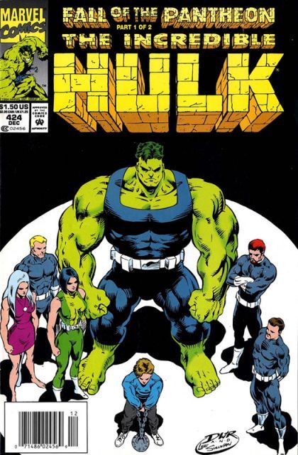 The Incredible Hulk, Vol. 1 Fall of the Pantheon, Part 1: Trial |  Issue#424B | Year:1994 | Series: Hulk | Pub: Marvel Comics | Newsstand Edition