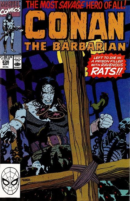 Conan the Barbarian, Vol. 1 Tangled Up In Blood |  Issue#236A | Year:1990 | Series: Conan | Pub: Marvel Comics | Direct Edition