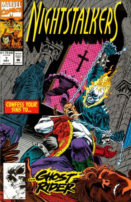 Nightstalkers Ghosts in the Machine |  Issue#7A | Year:1993 | Series: Midnight Sons | Pub: Marvel Comics | Direct Edition