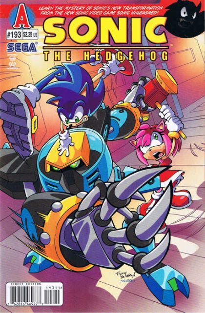 Sonic the Hedgehog, Vol. 2 Otherside, Part One: How the Other Half Lives |  Issue#193A | Year:2008 | Series: Sonic The Hedgehog | Pub: Archie Comic Publications | Direct Edition