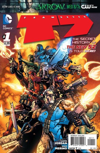 Team 7 (DC Comics) Black Diamond Probability, Mission One: Black Ops |  Issue#1A | Year:2012 | Series: Team 7 | Pub: DC Comics | Doug Mahnke Cover