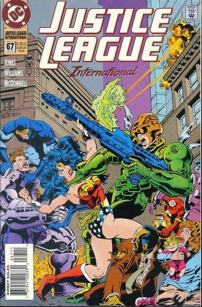 Justice League Europe / International Family Troubles |  Issue#67A | Year:1994 | Series: JLA | Pub: DC Comics | Direct Edition