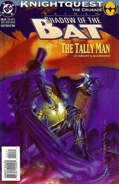 Batman: Shadow of the Bat Knightquest: The Crusade - The Tally Man, Part 2 |  Issue#20A | Year:1993 | Series: Batman | Pub: DC Comics | Direct Edition