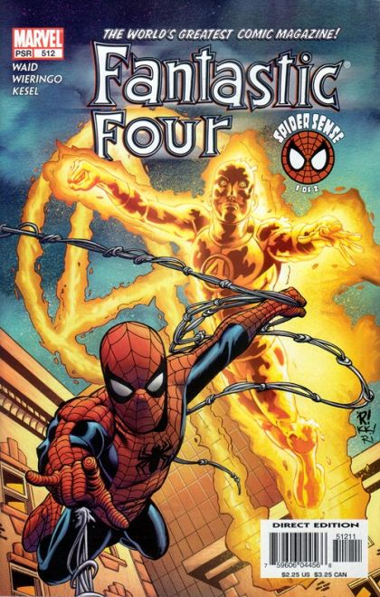 Fantastic Four, Vol. 3 Spider Sense, Part 1 |  Issue#512A | Year:2004 | Series: Fantastic Four | Pub: Marvel Comics | Direct Edition