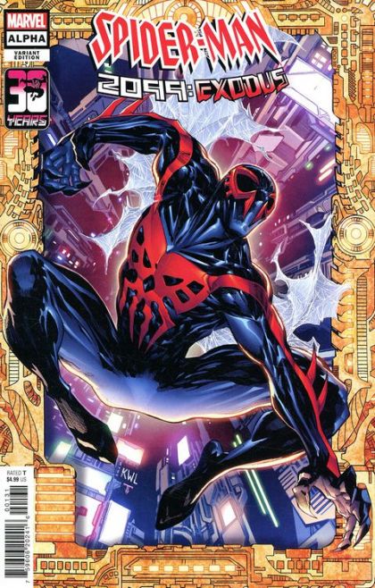 Spider-Man 2099: Exodus - Alpha Part A <alpha> |  Issue#1C | Year:2022 | Series:  | Pub: Marvel Comics | Ken Lashley 2099 Frame Cover